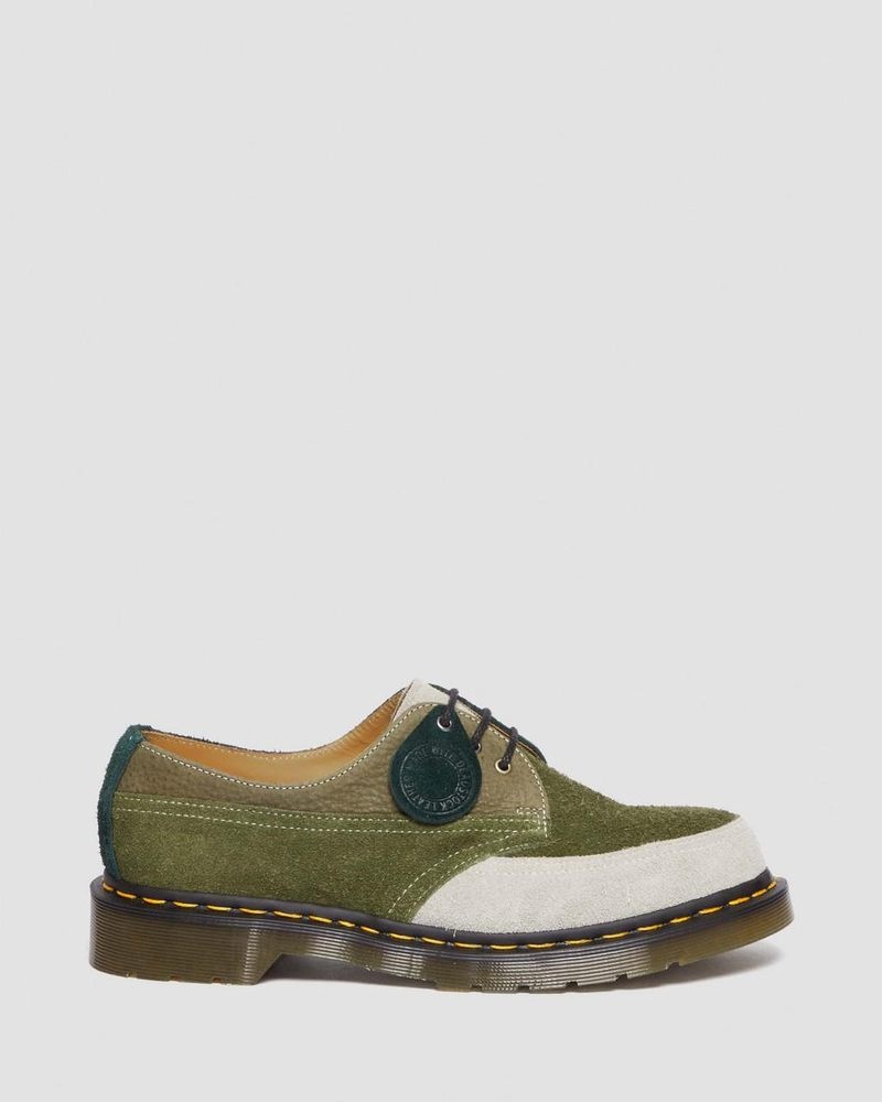 Zapatos Dr Martens 1461 Made in England Deadstock Cuero Oxford Shoes (Quilon + Gamuza) Multi | KU53-Z7LX