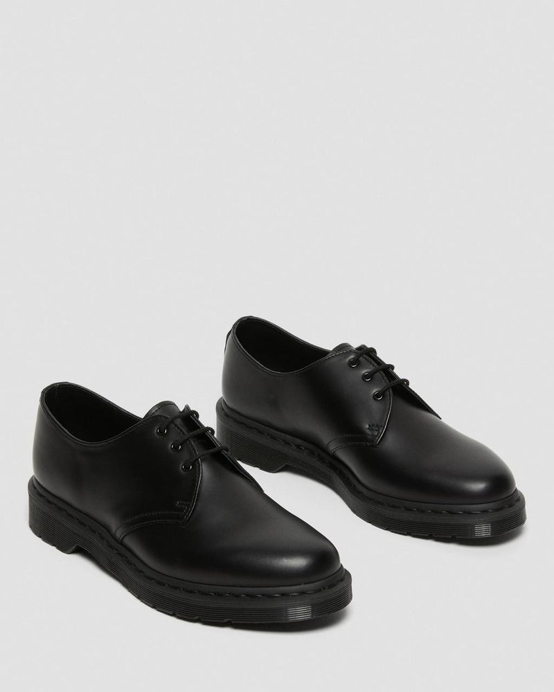 Zapatos Dr Martens 1461 Mono Smooth Cuero Oxford Shoes (Smooth Cuero) Negras | LB36-L8ZV