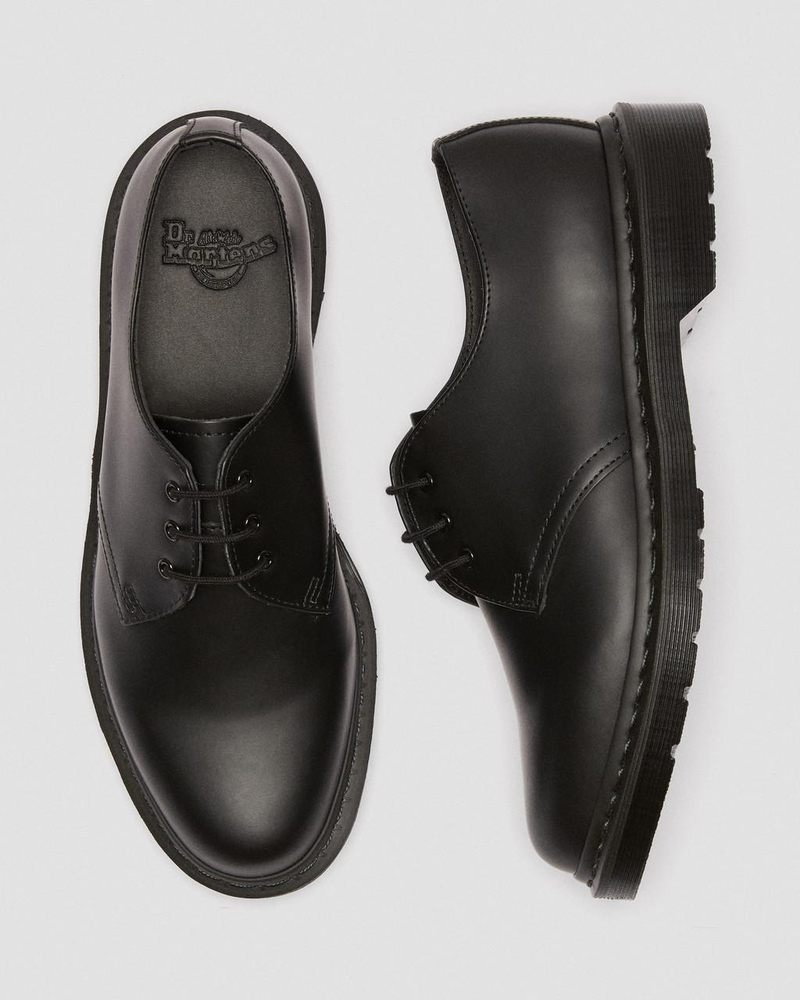 Zapatos Dr Martens 1461 Mono Smooth Cuero Oxford Shoes (Smooth Cuero) Negras | LB36-L8ZV