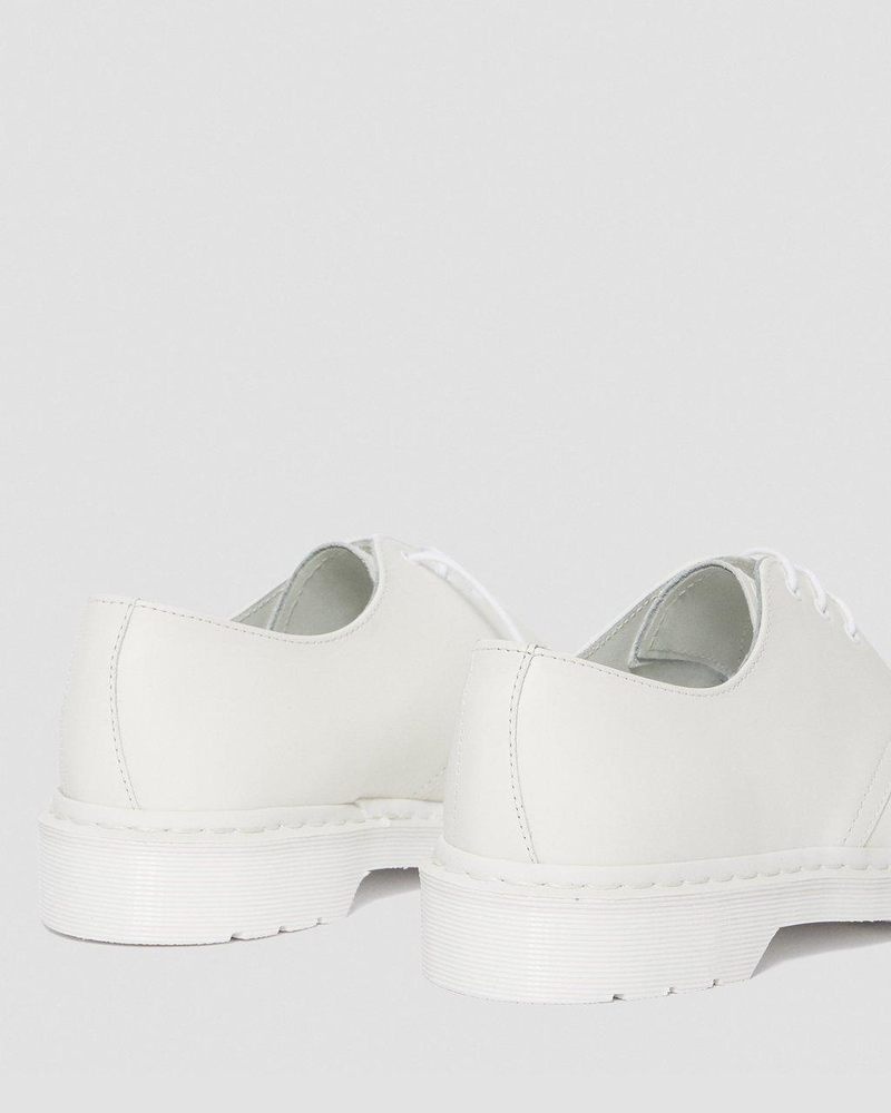 Zapatos Dr Martens 1461 Mono Smooth Cuero Oxford Shoes (Smooth Cuero) Blancas | EO63-C5YE