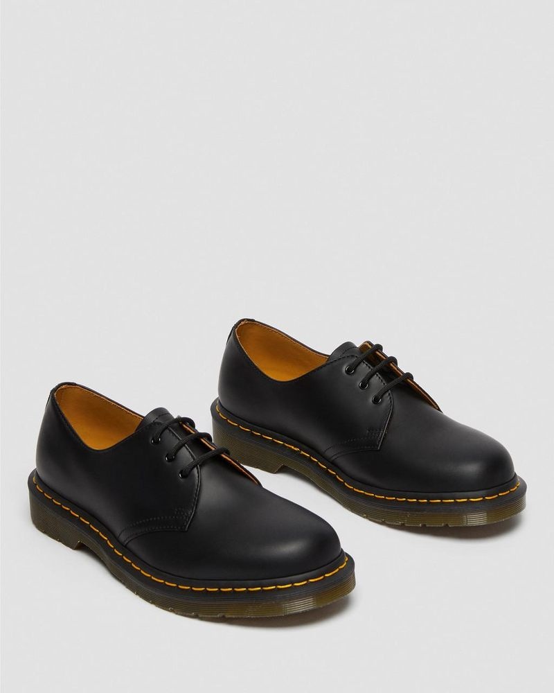 Zapatos Dr Martens 1461 Smooth Cuero Oxford Shoes (Smooth Cuero) Negras | UL31-D1NP