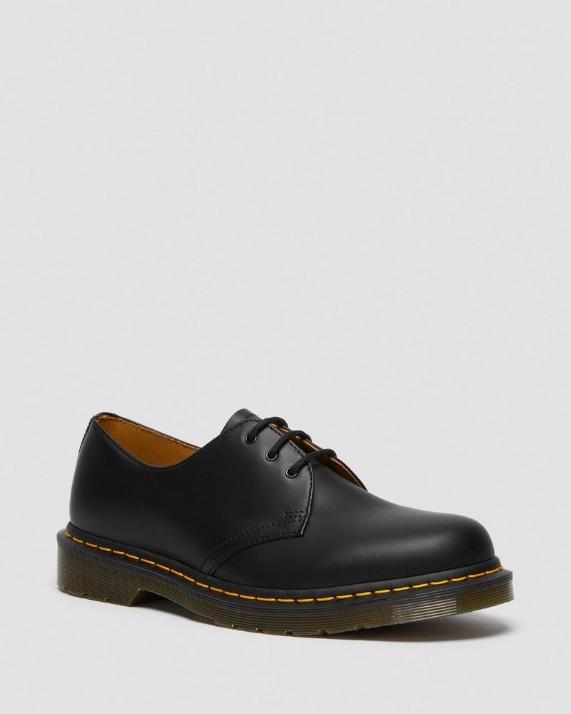 Zapatos Dr Martens 1461 Smooth Cuero Oxford Shoes (Smooth Cuero) Negras | UL31-D1NP