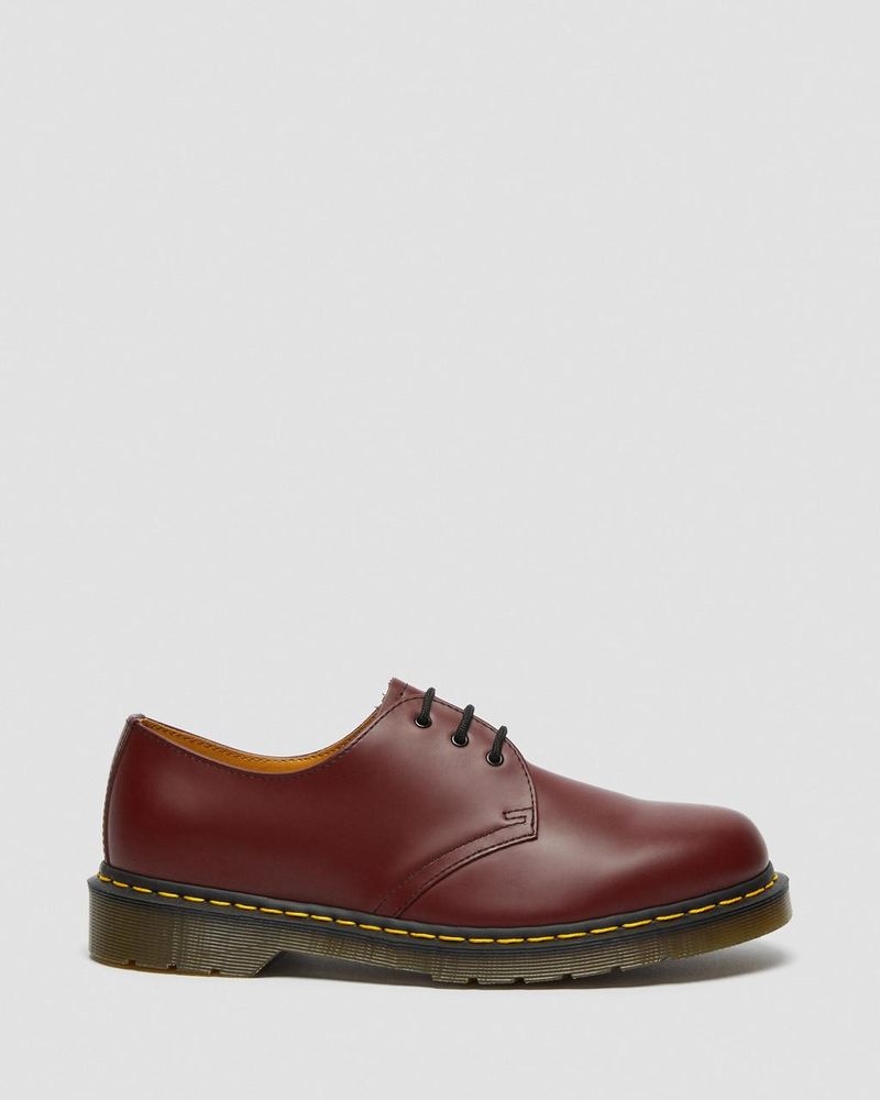 Zapatos Dr Martens 1461 Smooth Cuero Oxford Shoes (Smooth Cuero) Rojas | TE31-G7KA