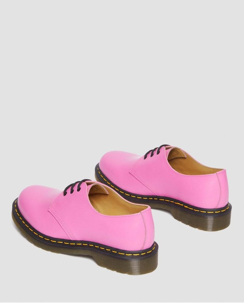 Zapatos Dr Martens 1461 Smooth Cuero Oxford Shoes (Smooth Cuero) Rosas | QF37-R3JV