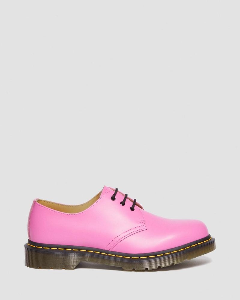 Zapatos Dr Martens 1461 Smooth Cuero Oxford Shoes (Smooth Cuero) Rosas | QF37-R3JV