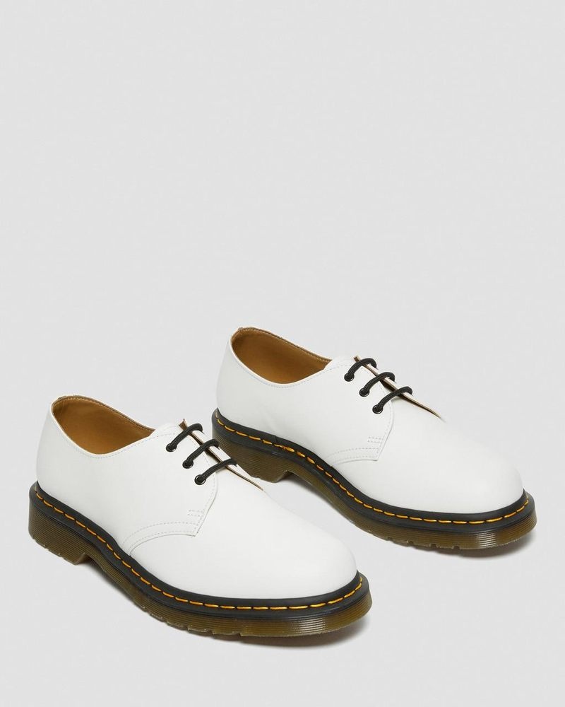 Zapatos Dr Martens 1461 Smooth Cuero Oxford Shoes (Smooth Cuero) Blancas | DT15-A8DA