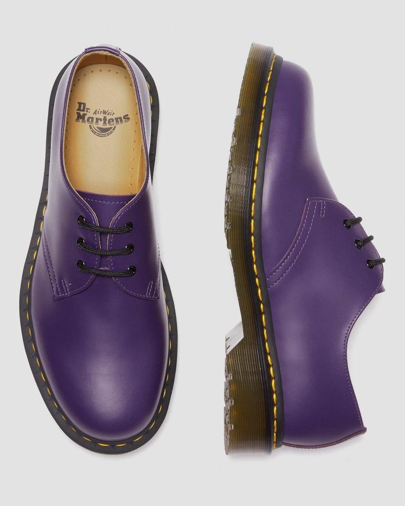 Zapatos Dr Martens 1461 Smooth Cuero Oxford Shoes (Smooth Cuero) Moradas | IS16-R7AO