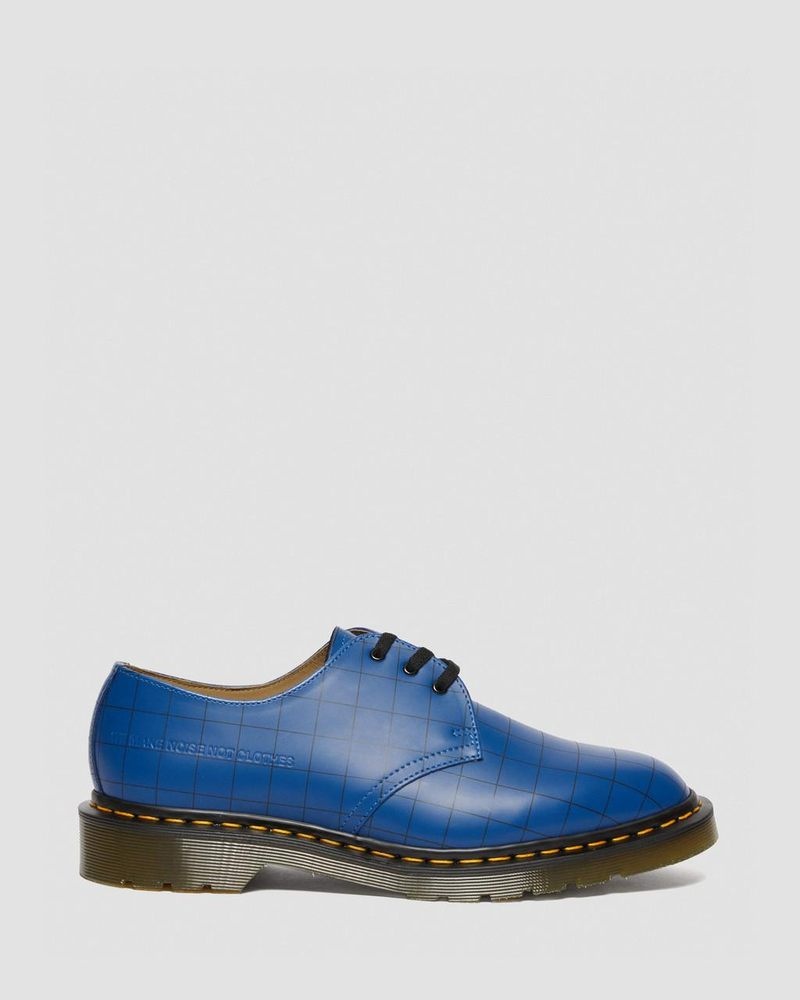 Zapatos Dr Martens 1461 Undercover Made in England Cuero Oxford Shoes (Smooth Cuero) Azules | CP11-A4VF