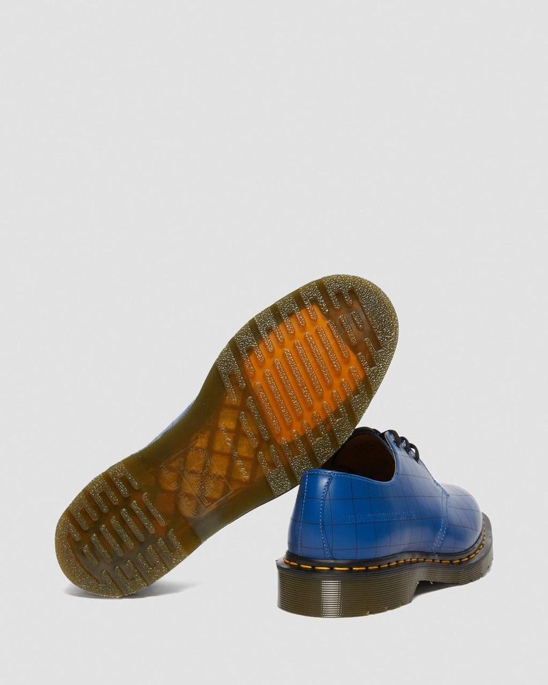 Zapatos Dr Martens 1461 Undercover Made in England Cuero Oxford Shoes (Smooth Cuero) Azules | CP11-A4VF