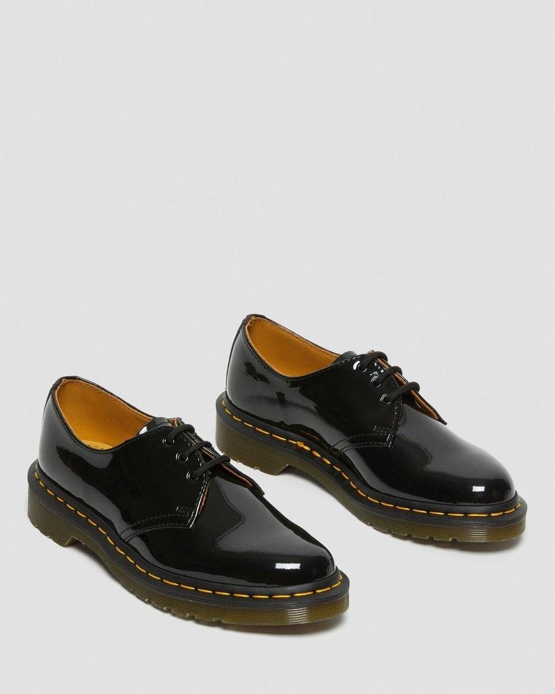 Zapatos Dr Martens 1461 - Charol Cuero Oxford Shoes (Charol Cuero) Negras | XO05-R4AU