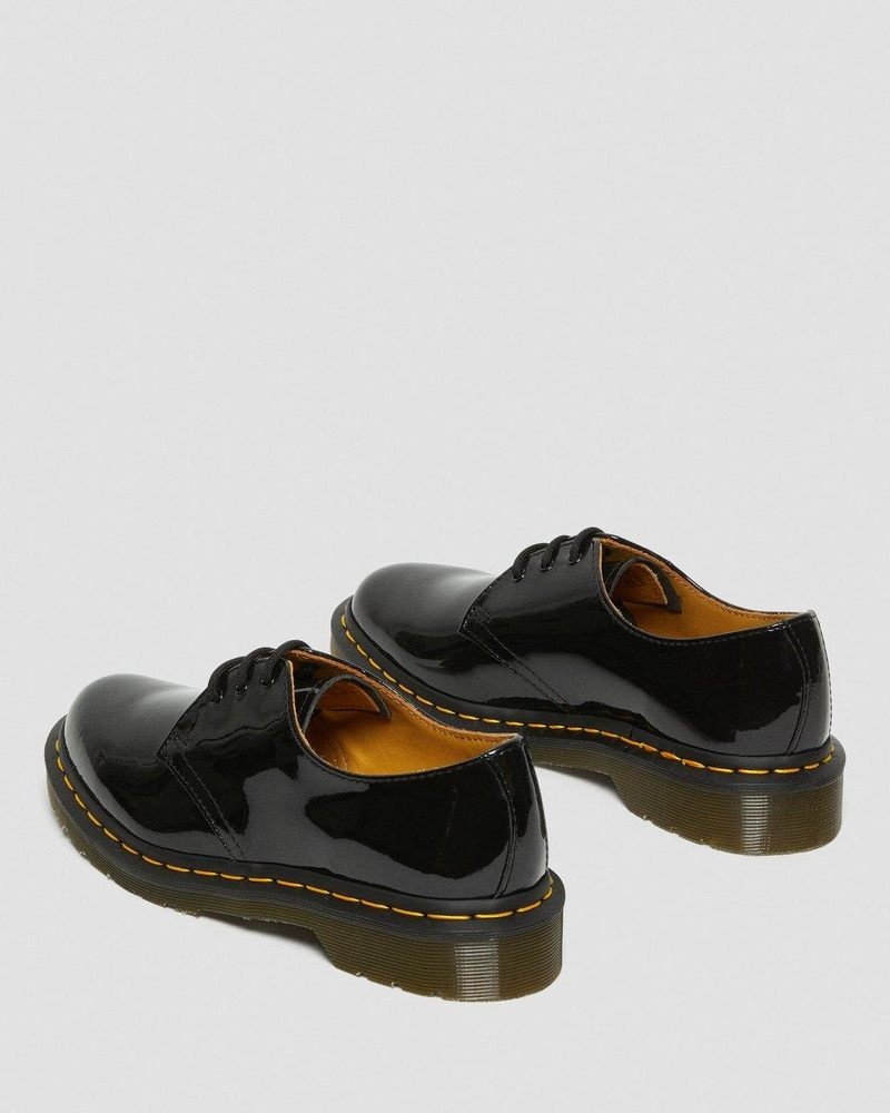 Zapatos Dr Martens 1461 - Charol Cuero Oxford Shoes (Charol Cuero) Negras | XO05-R4AU