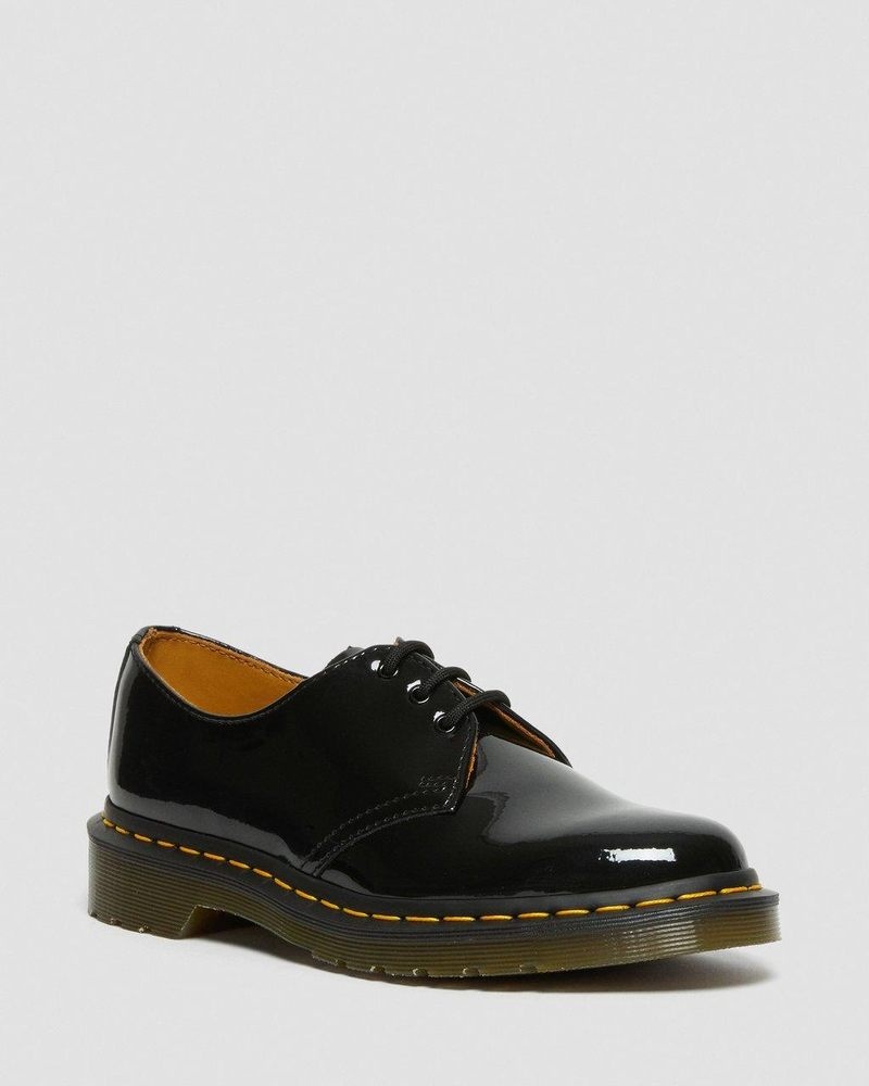 Zapatos Dr Martens 1461 - Charol Cuero Oxford Shoes (Charol Cuero) Negras | XO05-R4AU