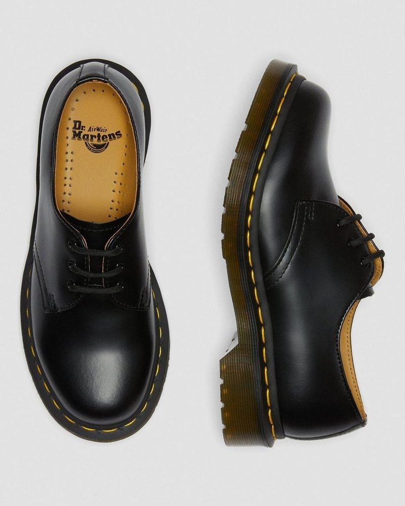 Zapatos Dr Martens 1461 - Smooth Cuero Oxford Shoes (Smooth Cuero) Negras | FF29-Y8SC