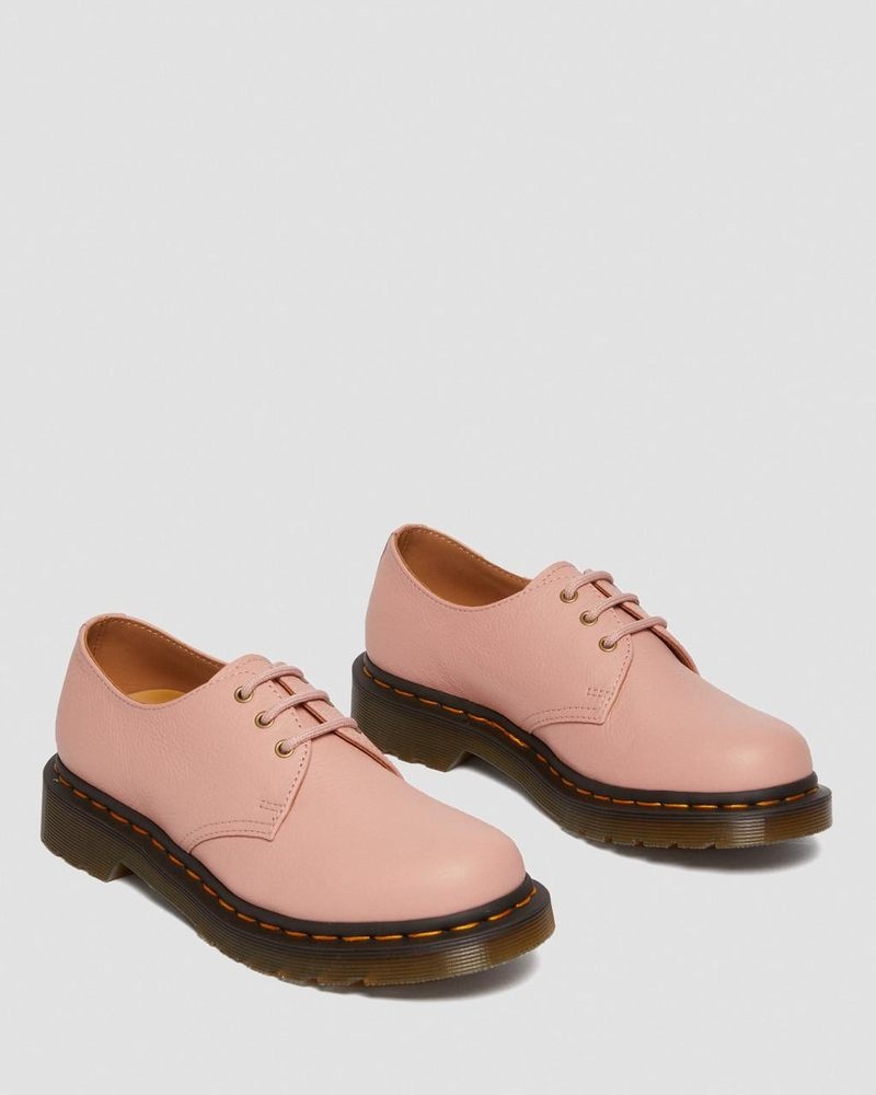 Zapatos Dr Martens 1461 - Virginia Cuero Oxford Shoes (Virginia) Beige | EK68-F4YM