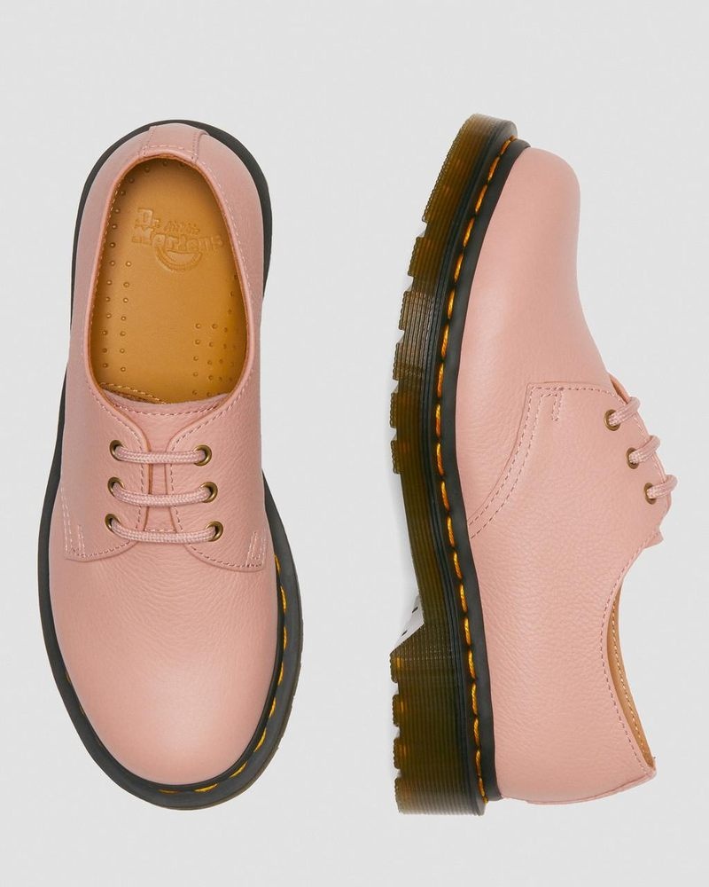 Zapatos Dr Martens 1461 - Virginia Cuero Oxford Shoes (Virginia) Beige | EK68-F4YM