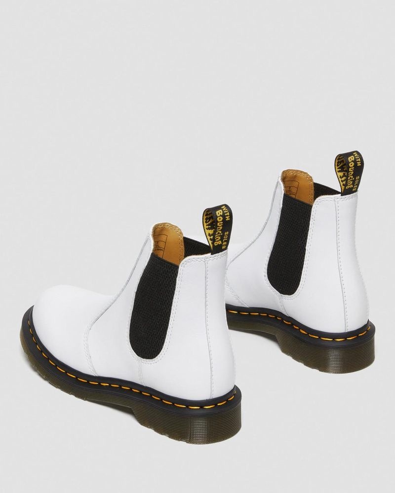 Zapatos Dr Martens 2976 Softy T Cuero Chelsea Boots (Softy T) Blancas | GU60-D5CW