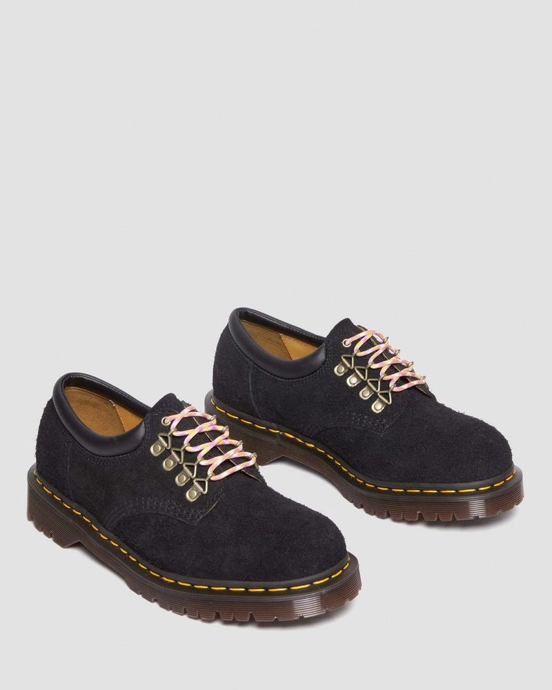 Zapatos Dr Martens 8053 Ben Gamuza Casuales Shoes (Long Napped Gamuza) Negras | VL67-S9PK