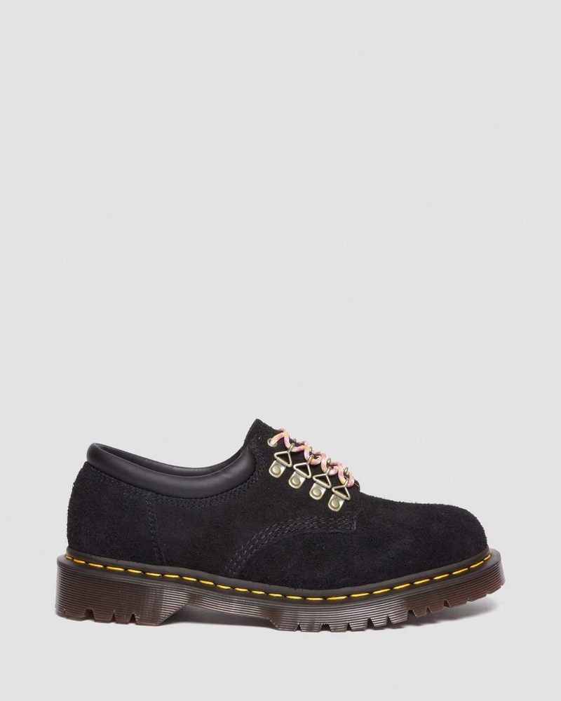 Zapatos Dr Martens 8053 Ben Gamuza Casuales Shoes (Long Napped Gamuza) Negras | VL67-S9PK