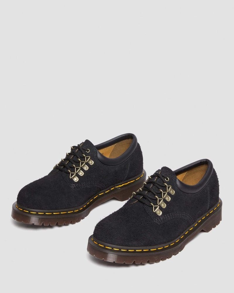 Zapatos Dr Martens 8053 Ben Gamuza Casuales Shoes (Long Napped Gamuza) Negras | VL67-S9PK