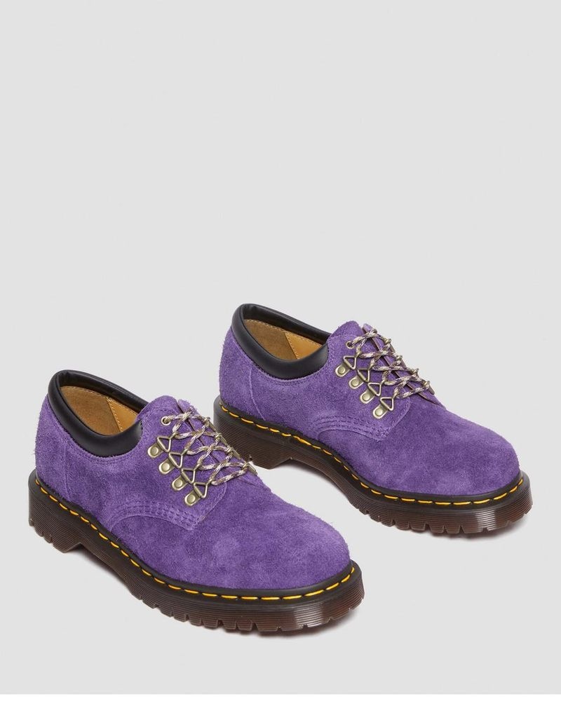 Zapatos Dr Martens 8053 Ben Gamuza Casuales Shoes (Long Napped Gamuza) Moradas | NH24-D2CG