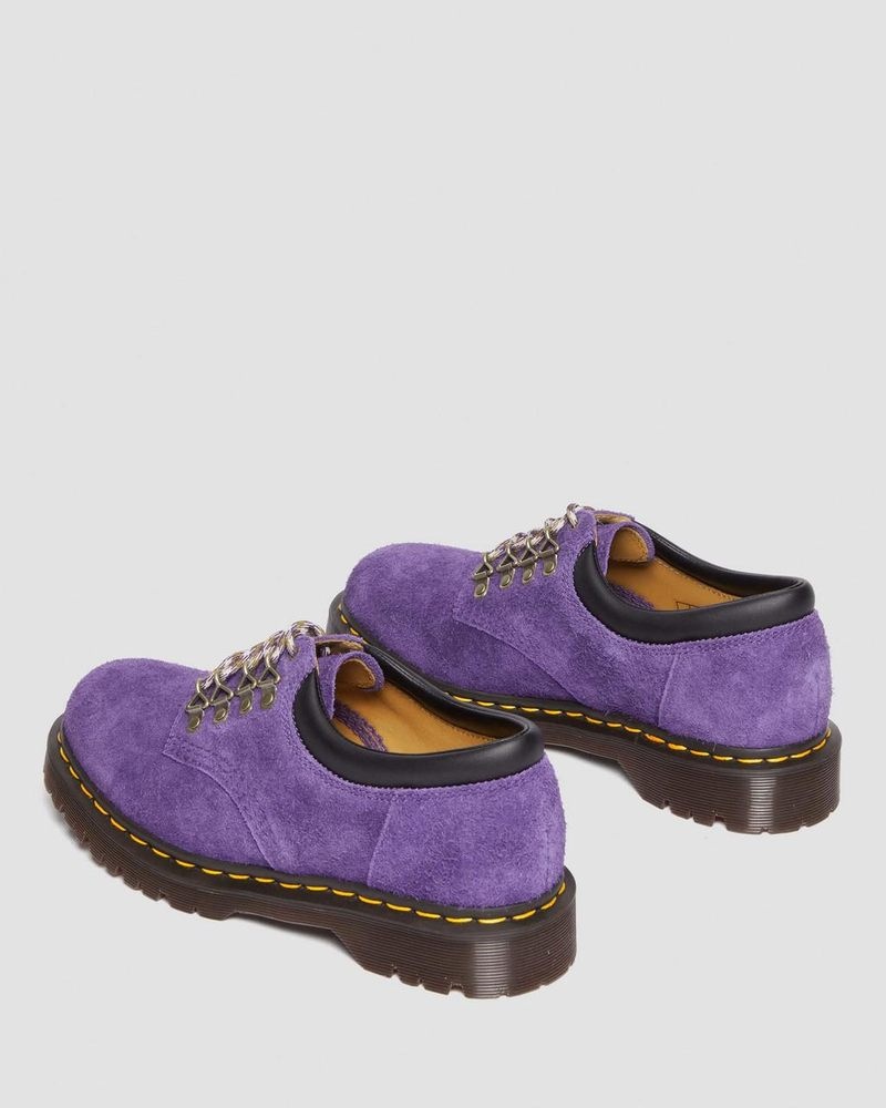 Zapatos Dr Martens 8053 Ben Gamuza Casuales Shoes (Long Napped Gamuza) Moradas | NH24-D2CG