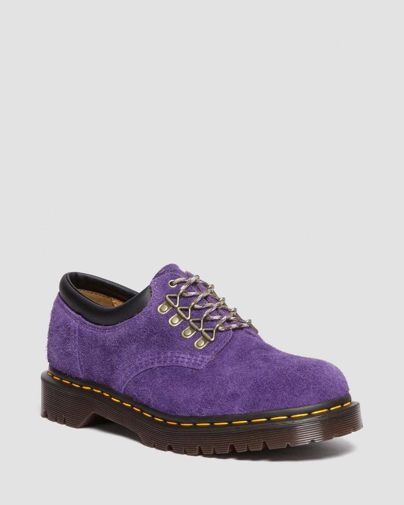 Zapatos Dr Martens 8053 Ben Gamuza Casuales Shoes (Long Napped Gamuza) Moradas | NH24-D2CG