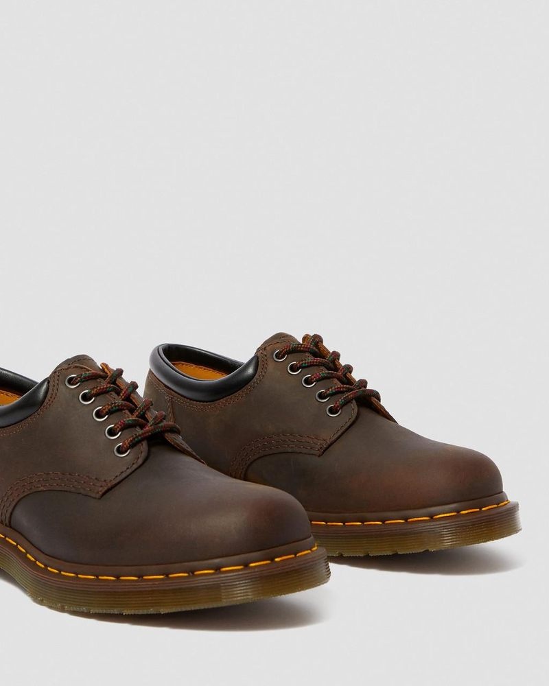 Zapatos Dr Martens 8053 Crazy Horse Cuero Casuales Shoes (Crazy Horse) Marrones Oscuro | SV30-C1HY