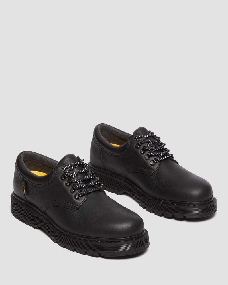 Zapatos Dr Martens 8053 Trinity Impermeables Cuero Casuales Shoes Negras | XT74-Y3BN