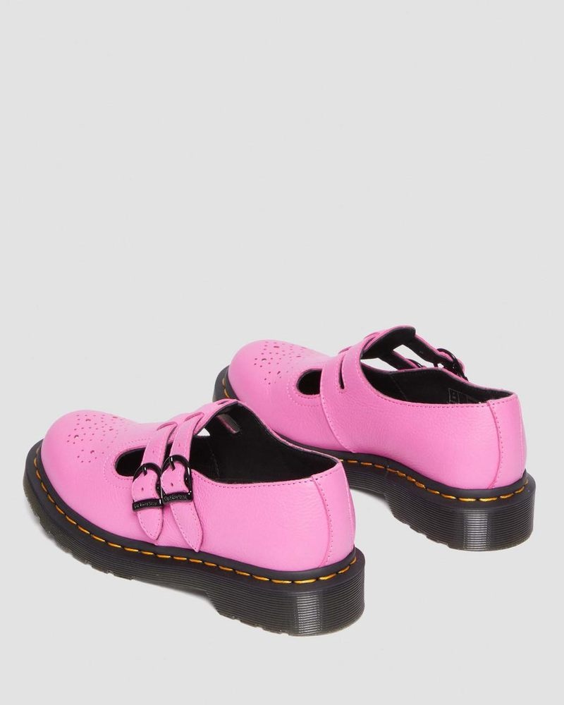 Zapatos Dr Martens 8065 Virginia Cuero Mary Jane Shoes (Virginia) Rosas | MB19-A1ED