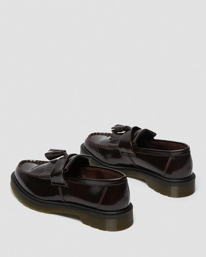 Zapatos Dr Martens Adrian Arcadia Cuero Tassel Loafers (Arcadia) Rojas | ZW88-R7PN