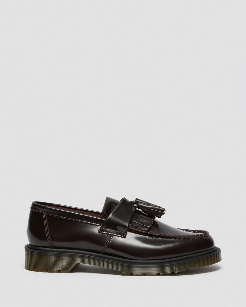 Zapatos Dr Martens Adrian Arcadia Cuero Tassel Loafers (Arcadia) Rojas | ZW88-R7PN