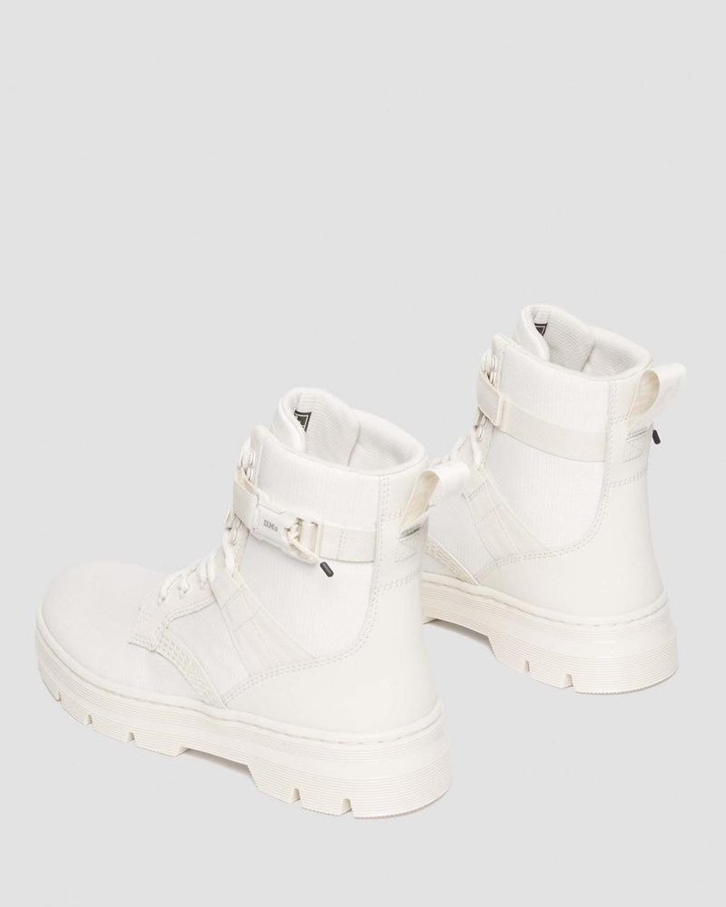 Zapatos Dr Martens Combs Tech II Poly & Cuero Casuales Boots (Extra Tough Nylon) Off White/Natural | SS16-X3FS