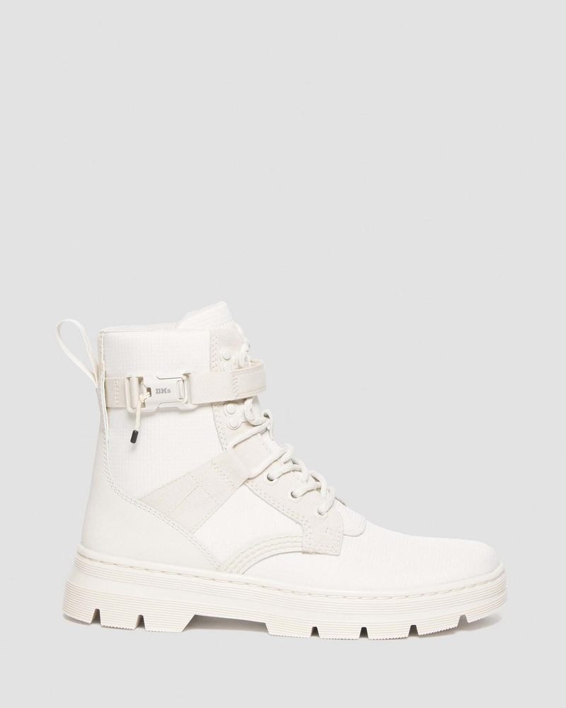 Zapatos Dr Martens Combs Tech II Poly & Cuero Casuales Boots (Extra Tough Nylon) Off White/Natural | SS16-X3FS