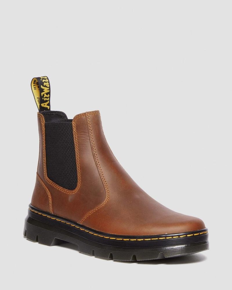 Zapatos Dr Martens Embury Pull Up Cuero Chelsea Boots (Archive Pull Up) Warm Tan | NM90-W7HX