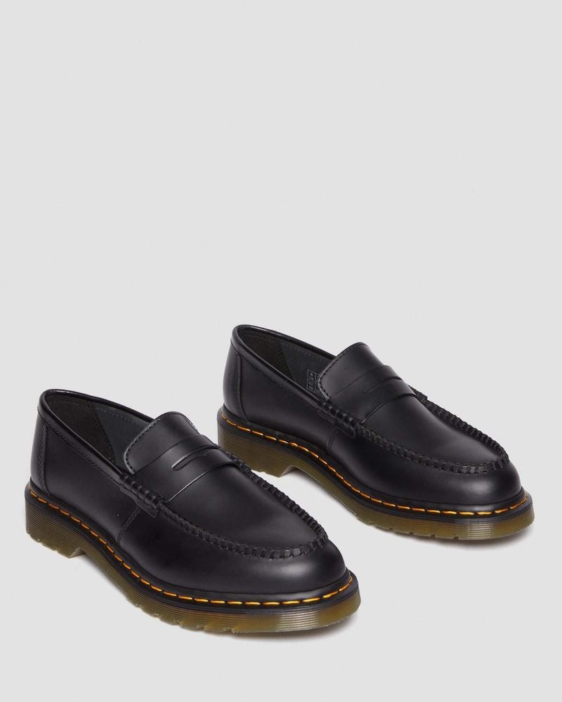 Zapatos Dr Martens Penton Smooth Cuero Loafers (Smooth Cuero) Negras | YW22-U9OQ