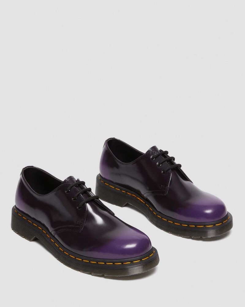 Zapatos Dr Martens Vegan 1461 Oxford Shoes (Oxford Rub Off) Moradas | KL00-U4YH