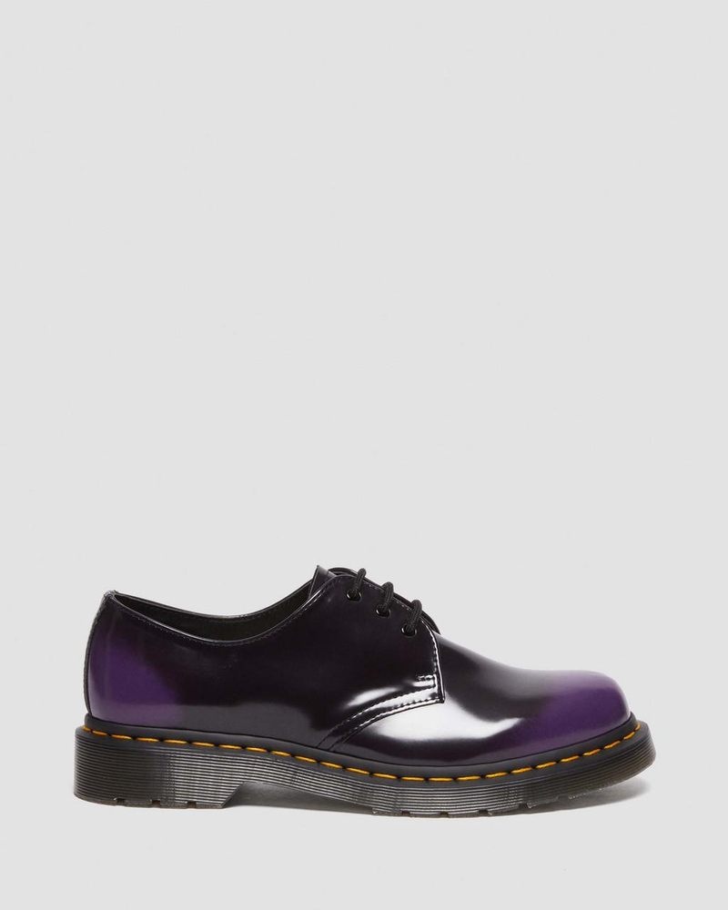 Zapatos Dr Martens Vegan 1461 Oxford Shoes (Oxford Rub Off) Moradas | KL00-U4YH