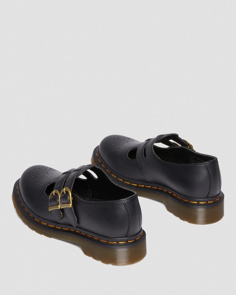 Zapatos Dr Martens Vegan 8065 Felix Mary Jane Shoes (Felix Rub Off) Negras | FK05-C2FI