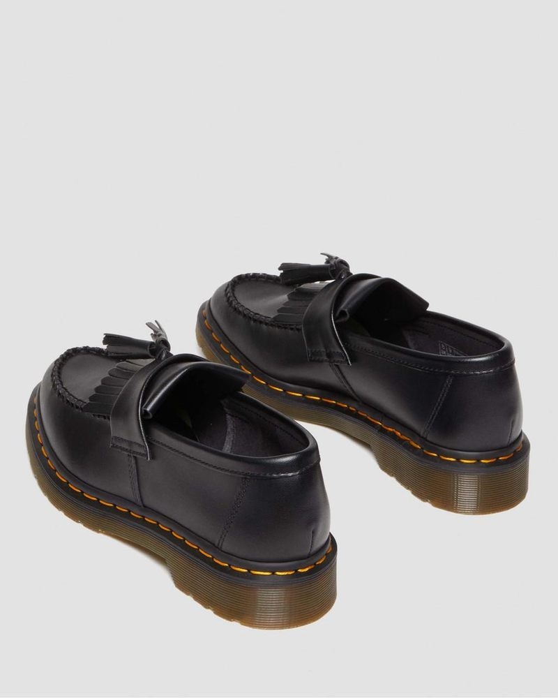 Zapatos Dr Martens Vegan Adrian Felix Tassel Loafers (Felix Rub Off) Negras | PK53-X8TF