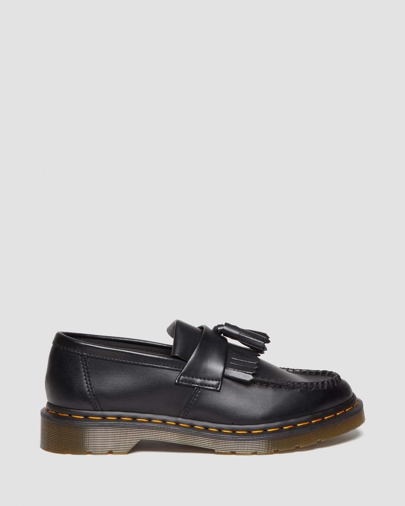 Zapatos Dr Martens Vegan Adrian Felix Tassel Loafers (Felix Rub Off) Negras | PK53-X8TF