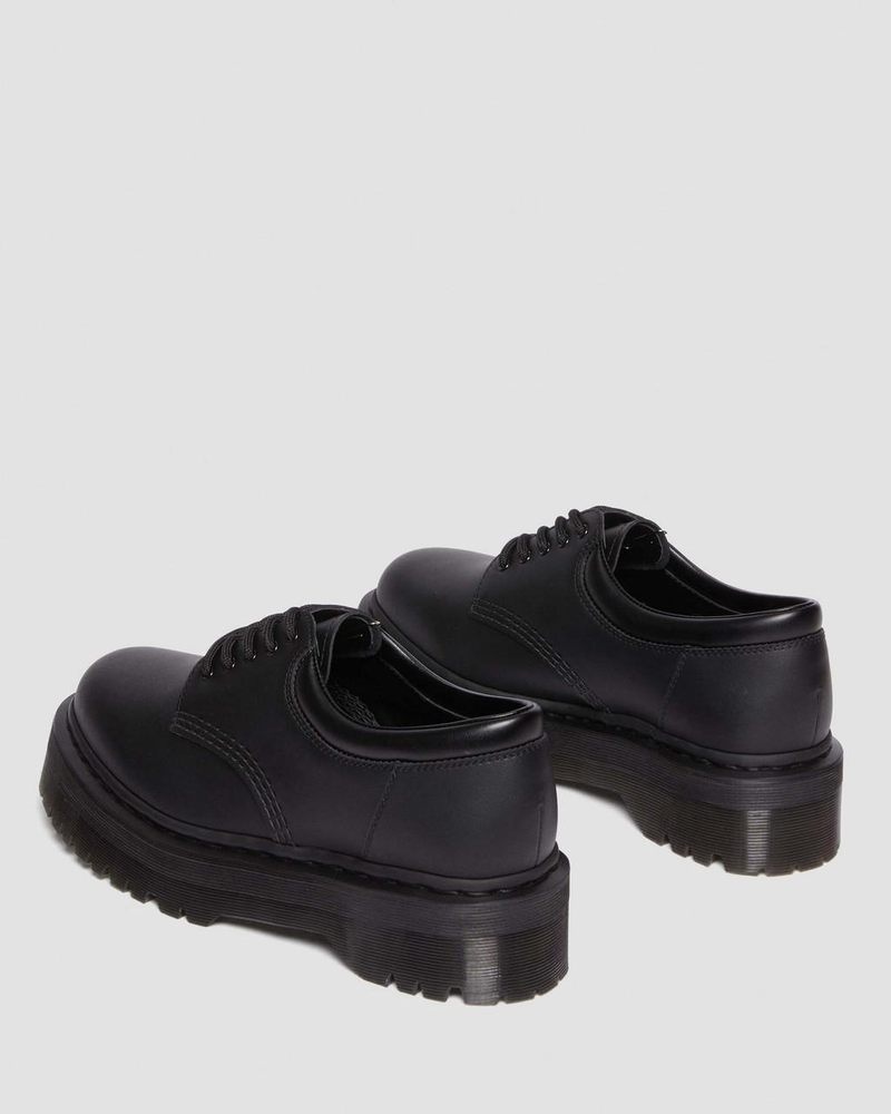 Zapatos de Plataforma Dr Martens Vegan 8053 Felix Plataforma Casuales Shoes (Felix Rub Off) Negras | OV41-K2IC