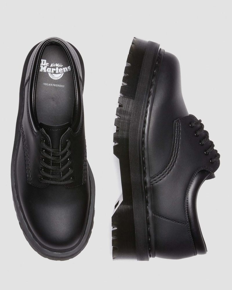 Zapatos de Plataforma Dr Martens Vegan 8053 Felix Plataforma Casuales Shoes (Felix Rub Off) Negras | OV41-K2IC